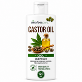 AlnafeesPure Castor Oil - Ideal for DIY Skin and Hair Recipes 100% Pure & Organic 120ml