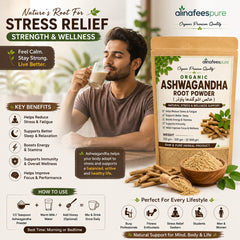 Ashwagandha Root Powder – 100% Natural Herbal Supplement | (خالص اشوگندھا پاؤڈر)