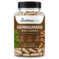 Al-Nafees Pure Ashfaghanda 120 Capsules | Free Delivery