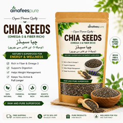 Chia Seeds (Omega-3 & Fiber Rich)