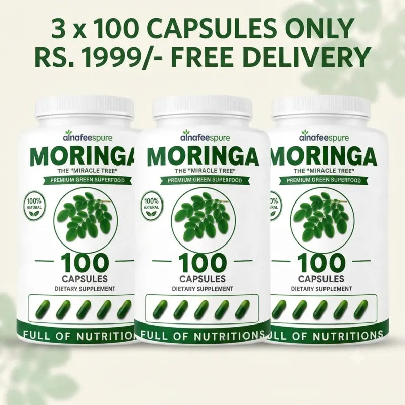 Moringa 300 Capslues Jambo Bottle – Premium Green Superfood