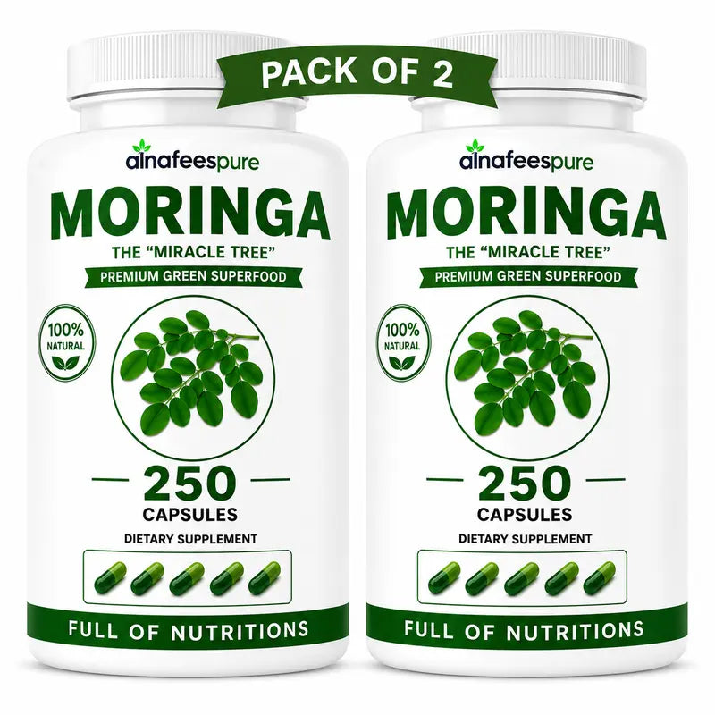 Moringa 250 Capslues Jambo Bottle – Premium Green Superfood