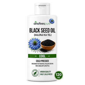 Alnafees Pure Black Seed Oil 120ml  Cold Pressed Virgin Kalonji Oil for Hair, Skin & Immunity 100% Natural & Preservative Free